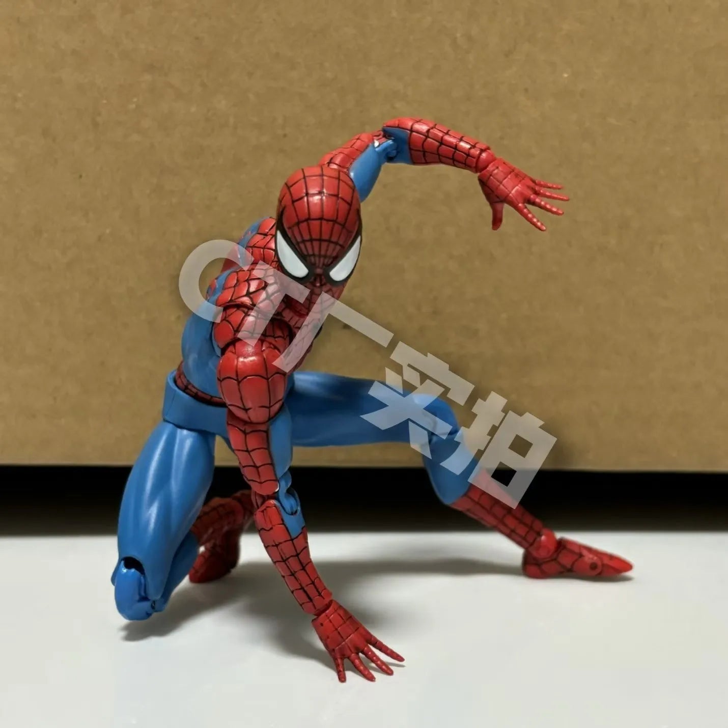 CT Toys Spiderman Mafex 185 Classic Costume Anime Figure - Miles Morales & 2099 Spider-Man Action Figure, Kids Gift Figurine