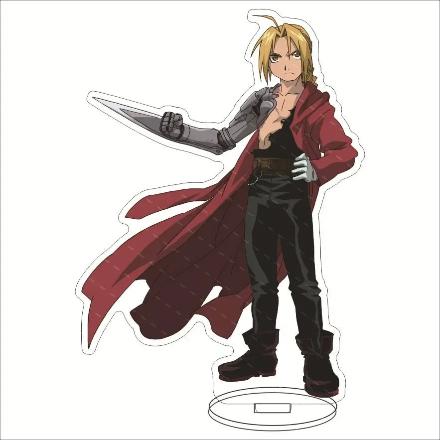 Fullmetal Alchemist Acrylic Stand — 15cm Anime Action Figure PVC Desktop Model Toy Gift