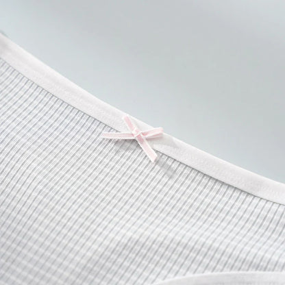 4PCS Women's Low-Rise Thong Underwear - Solid Color Sporty Style Everyday Panties