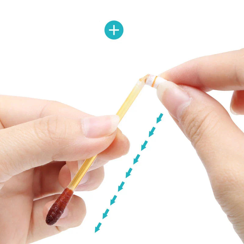 50PCS Medical Alcohol Swabs – Disposable Iodine Disinfecting Cotton Sticks for First Aid & Home Use