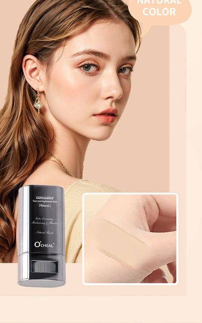 Ocheal Face Foundation Contour Stick – Long-Wear Lightweight Concealer & Blemish Brightening Makeup