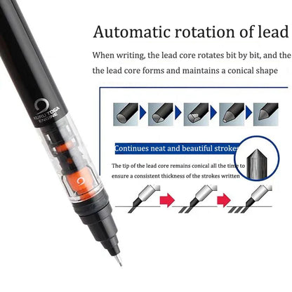 Uni Mechanical Pencil M5-452 Kuru Toga 0.5MM - Breakproof Lead with Eraser - School Student Stationery