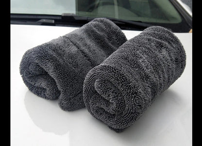 SEAMETAL 1200GSM Microfiber Car Wash Towel – Double-Sided Ultra Absorbent Cleaning & Drying Cloth