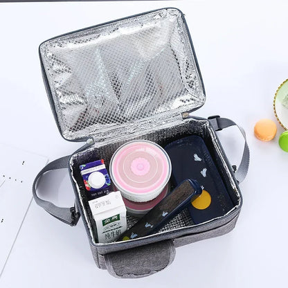 Reusable Insulated Lunch Bag 8L – Leakproof Waterproof Thermal Cooler & Warm Keeper Lunch Box for Men and Women, Multifunctional Carry Bag