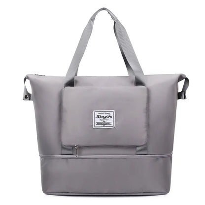 Large Capacity Travel Bag — Expandable, Waterproof, Foldable Luggage Organizer