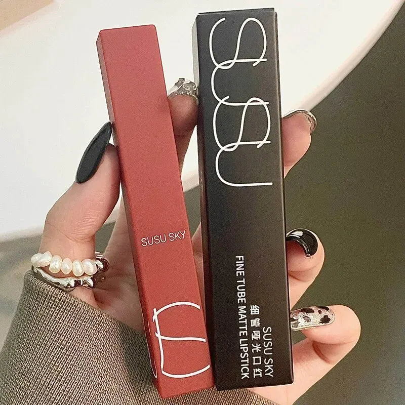 TX010 Matte Lipstick - Waterproof Long-Lasting Dual-Use Lip & Cheek Makeup