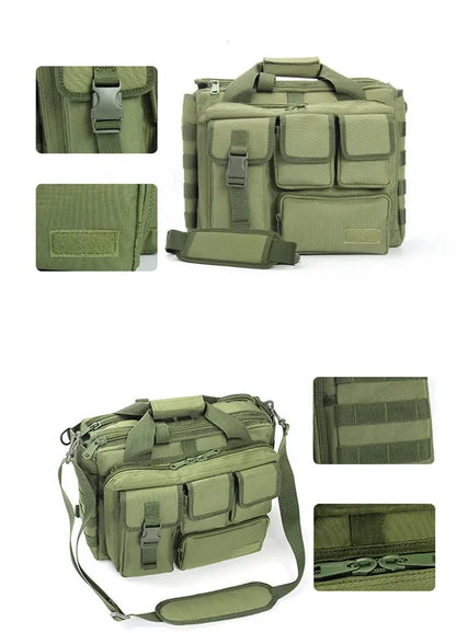 New Tactical Molle Backpack – Nylon Messenger Shoulder Bag, Laptop Briefcase, Outdoor