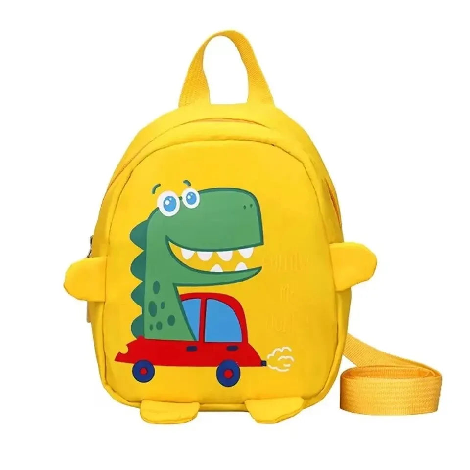 Cute Cartoon Dinosaur Kids Backpack – Anti-Lost Toddler School Bag for Kindergarten & Preschool