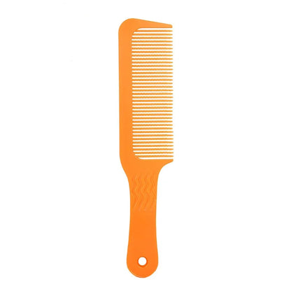 Professional Salon Hair Clipper Accessory – Flat Head Cut Comb, Anti-Static, Wide Tooth Hair Styling Brush for Men