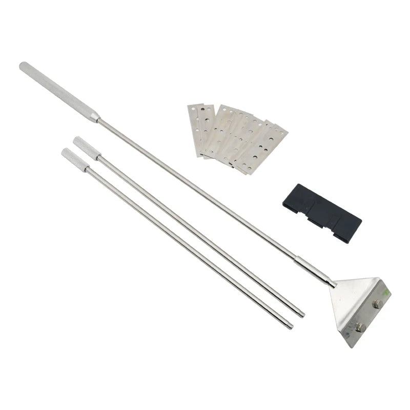 Aquarium Algae Remover Scraper – Aluminum Alloy Stainless Steel Blade Fish Tank Glass Cleaner Tool for Water Plant and Glass Cleaning Accessories