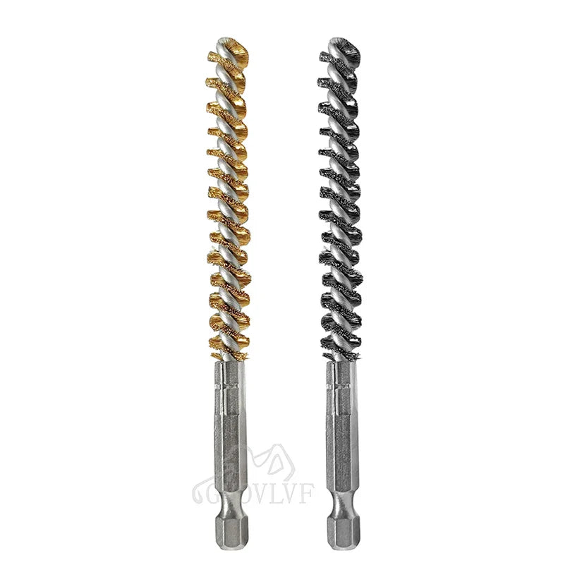 2PCS Golf Club Head Hosel Brush – Stainless Steel Bore & Wire Cleaner Brush Tool for Golf Accessories
