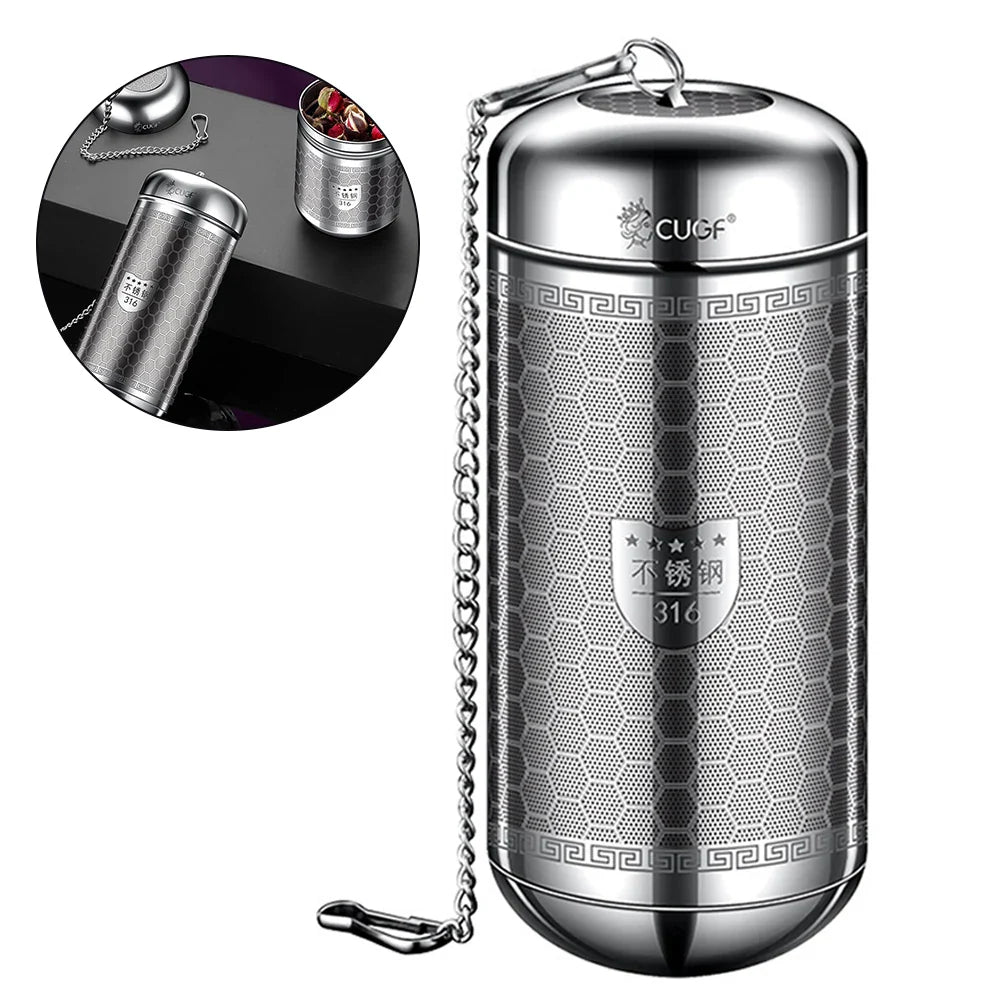 Stainless Steel Tea Infuser & Spice Strainer - Locking Mesh Ball Filter for Tea & Seasoning