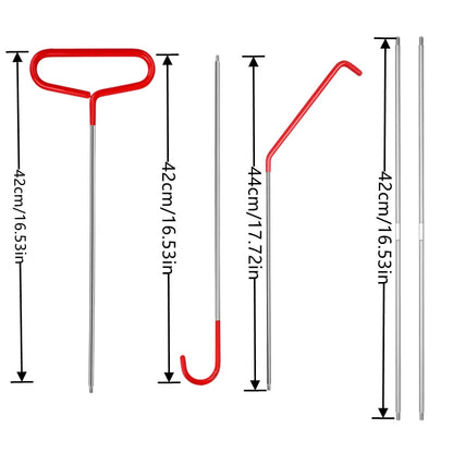 EAFC 21/18PCS Car Door Tool Kit - Inflatable Air Pump, Auto Window Door Opener, Fixing Gripper Tools, Long Reach Kit with Carrying Bag