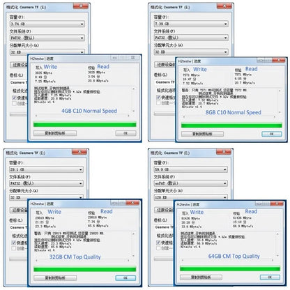 Class 10 TF Memory Card - 2GB to 256GB MicroSD Flash Storage for Digital Devices
