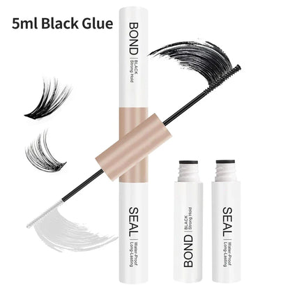5ml Bond & Seal Eyelash Glue — Waterproof 2-in-1 Adhesive for Lash Clusters & Extensions