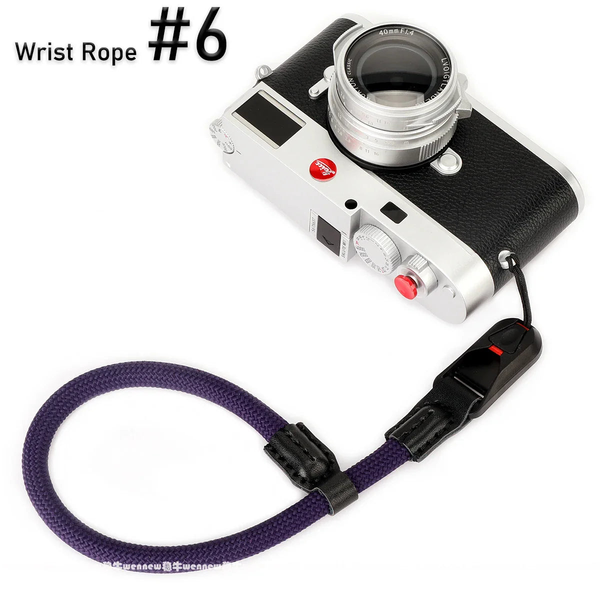 Nylon Rope Sling Quick Release Camera Strap – Wrist & Neck Shoulder Strap for Fujifilm, Sony, Nikon, Canon & Leica Mirrorless Cameras