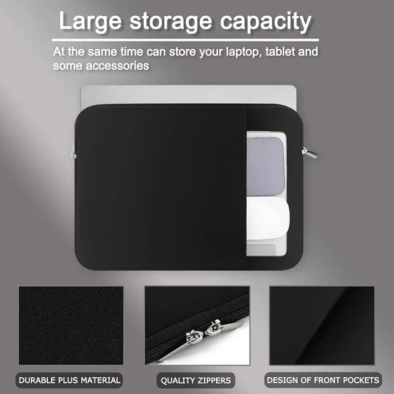 Laptop Bag Case - Protective Notebook Sleeve for MacBook Air Pro 13-15.6 Inch, Lenovo, Dell, HP & Xiaomi Computers