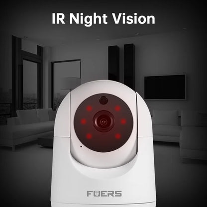 FUERS 4K 8MP WiFi Pet Camera - Tuya Smart Wireless Home Security & Baby Monitor Camera
