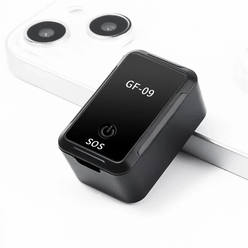 GF09 Mini GPS Tracker — Real-Time Car Locator with Voice Recording, Anti-Lost Positioner for Children, Pets & Dogs