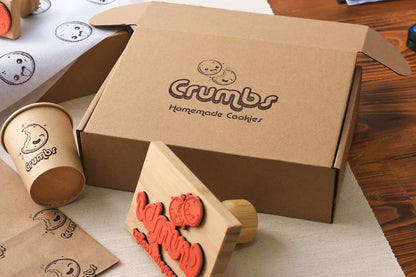 Personalized Custom Wooden Stamp – Wedding Seal, Logo Stamp for Invitations, Stationery, Name & Business Branding