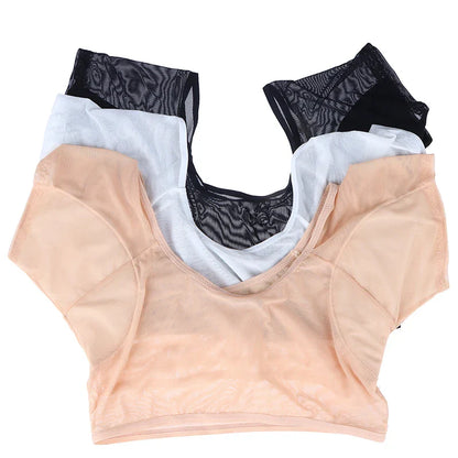 Underarm Sweat Pads for T-Shirt & Vest – Washable Armpit Sweat Guards, Sweat-Proof Clothing Protector for Women & Girls
