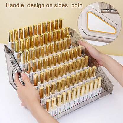 Acrylic Nail Polish Display Organizer – 3/4/5/6/7 Layer Clear Cosmetic & Jewelry Rack Holder