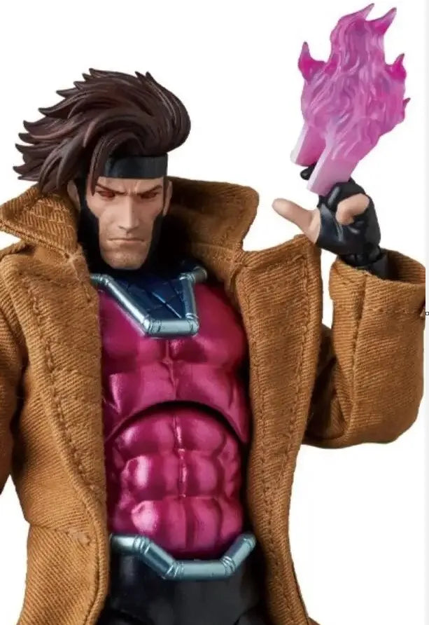 Ct Toys 1/12 Gambit Action Figure — Mafex 131 X-Men Comic Version | Anime Model Collectible Gift for Kids