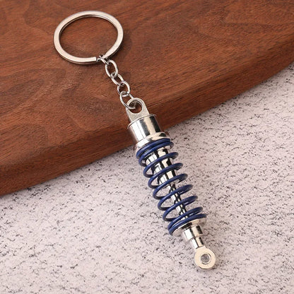 Creative Gear Head Keychain – Speed Gearbox & Turbo Hub Brake Disc Pendant for Car Keys, Shock Absorber Keyring