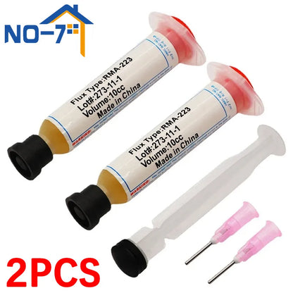 10cc RMA223 Soldering Paste Flux: Grease for Computer Chips, Phones, LED, BGA, SMD, PGA, PCB Repair - Essential Soldering Tool