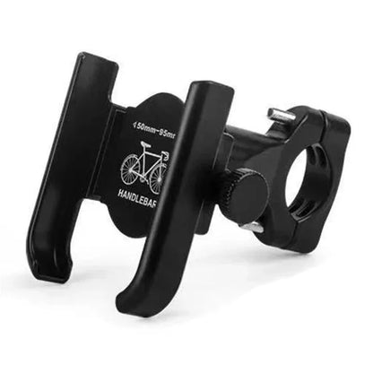 Aluminum Alloy Motorcycle & Bicycle Phone Holder — GPS Mounting Clip & Handlebar Bracket