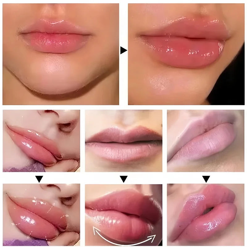 Instant Lip Plumping Serum - Nourishing Moisturizing Anti-Wrinkle Lip Gloss for Fuller Sexy Lips