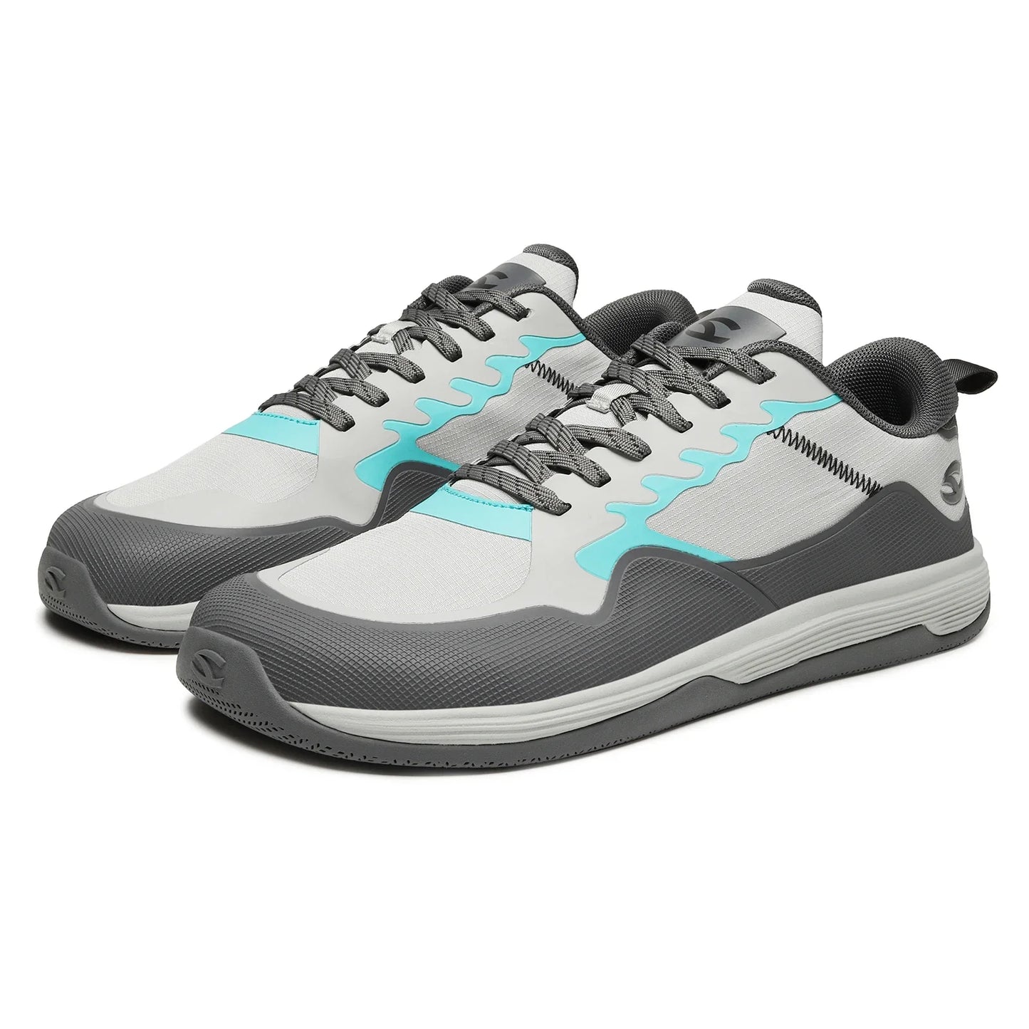 HOBIBEAR Unisex Walking Sneakers – Lace-Up Hiking & Running Shoes for Men & Women, Outdoor Artificial Leather Sneakers
