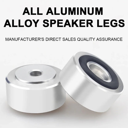 4/8Pcs HiFi Speaker Isolation Spikes – Aluminum Alloy Stand Feet Pads for Speakers & DAC