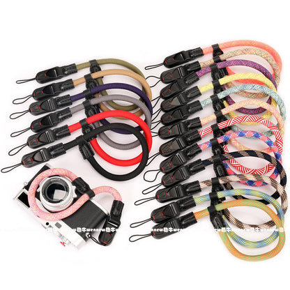 Nylon Rope Sling Quick Release Camera Strap – Wrist & Neck Shoulder Strap for Fujifilm, Sony, Nikon, Canon & Leica Mirrorless Cameras