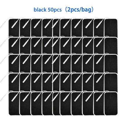5×9cm Non-Woven Electrode Pads – 2mm Plug for TENS Muscle Stimulator & Acupuncture Machine, Gel Patch Accessories