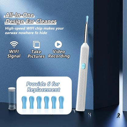 Visual Ear Wax Cleaner with Camera – Safe Luminous Otoscope Endoscope for Ear Cleaning & Ear Care