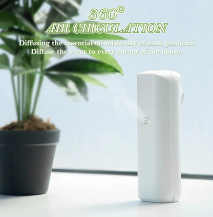 Plug-in Wall Fragrance Diffuser – Waterless Smart Essential Oil Diffuser for Home & Room Scented Air