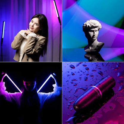 Ulanzi VL119 19.68" Handheld RGB LED Stick Light – Colorful Photography Wand with CRI 95+, 2500K-9000K Studio Lamp