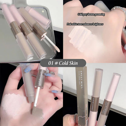 Double-Ended Contouring Stick – Liquid Highlighter & Shadower for Natural, Long-Lasting Contour
