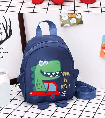 Cute Cartoon Dinosaur Kids Backpack – Anti-Lost Toddler School Bag for Kindergarten & Preschool