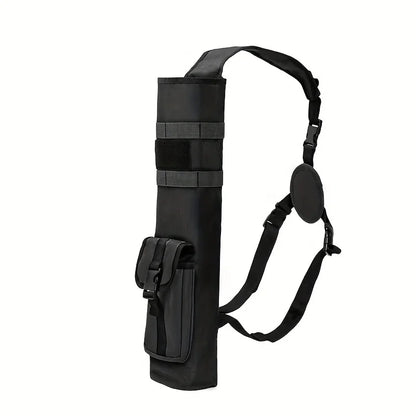 Pskook Lightweight Back Arrow Quiver – Foldable, Compact Hip Bag with Molle System Pocket for Hunting