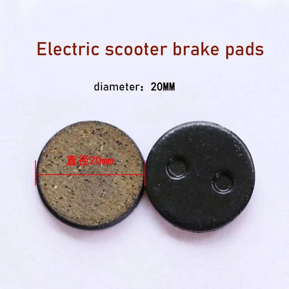 2/4/10/20pcs Disc Brake Pads for Xiaomi M365, 1S, Pro, Pro2 Electric Scooters - Semi-Metallic Resin Replacement Parts Kit, 18mm/20mm