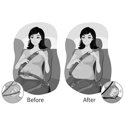 Pregnant Car Seat Belt Adjuster - Ensure Comfort and Safety for Maternity Moms' Bellies, Protecting Unborn Babies - Drive Safely with Peace of Mind