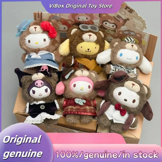 Sanrio British Afternoon Tea Blind Box — V1 V2 V3 Vinyl Doll Pendant, Handmade Decorative Gift Mystery Box