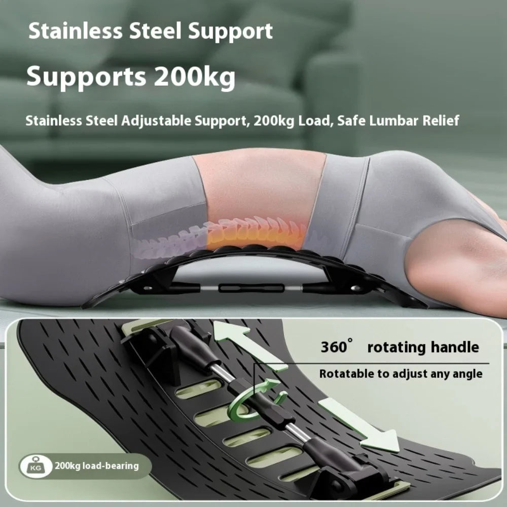 12-Magnet Lumbar Back Stretcher – Vertebrae Relaxer for Humpback Correction, Pain Relief, and Posture Shaping