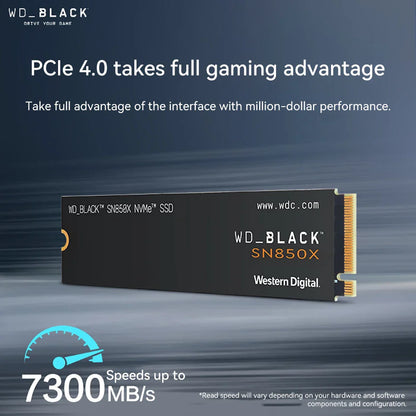 Western Digital WD SN850X 1TB/2TB SSD – NVMe Gen4 PCIe M.2 2280 Internal Solid State Drive for PS5, Desktop & Laptop