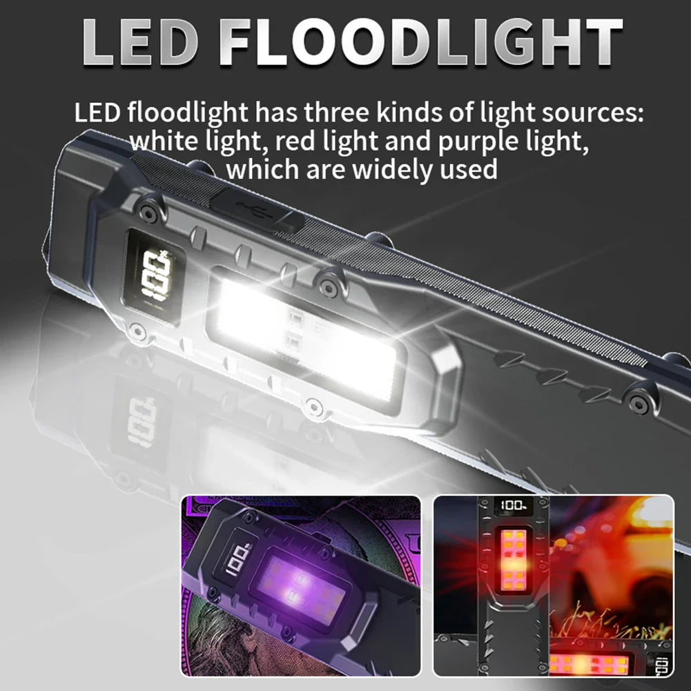 LED Ultra Slim Mini Flashlight – 1200LM Portable Pocket Light with Pen Clip, IPX44 Waterproof for Camping and Hiking
