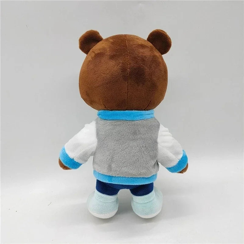 30cm Kawaii Kanye Dropout Bear Plush Toy – Soft Stuffed Teddy for Home Decor & Birthday Gift