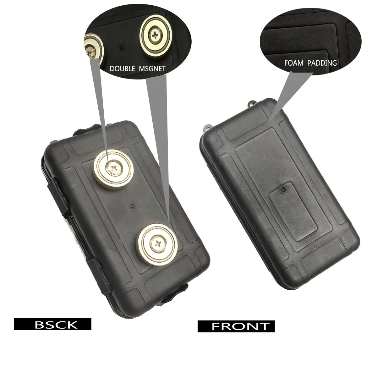 Mini Magnetic Key Box – Waterproof & Rust-Proof Car Key Holder (Multipurpose, Under Car Magnetic Storage)