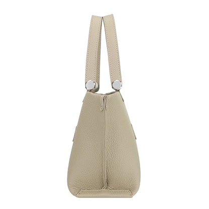 Royal Bagger Top-Handle Genuine Leather Handbag for Women – Trendy Casual Crossbody Bag with Adjustable Shoulder Strap 1859